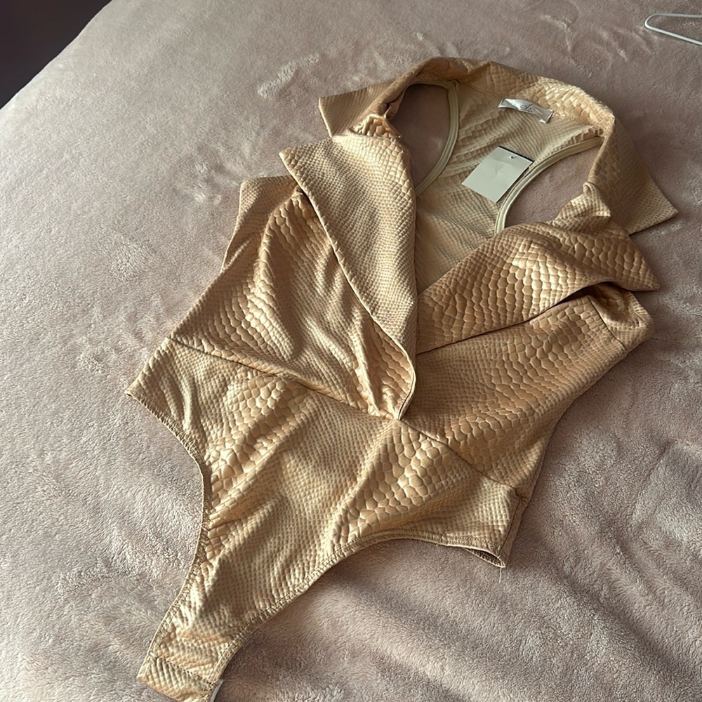 Mocha snake bodysuit size S/M